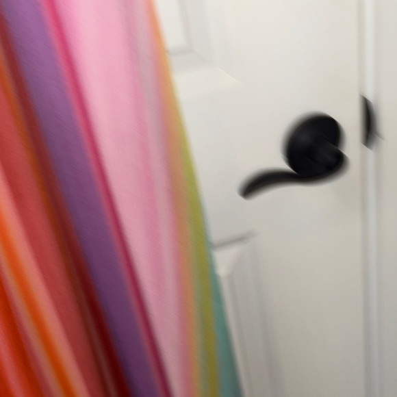 Mango Vibrant Knot Print Striped Maxi Dress Sz 6 NWT - Picture 8 of 10